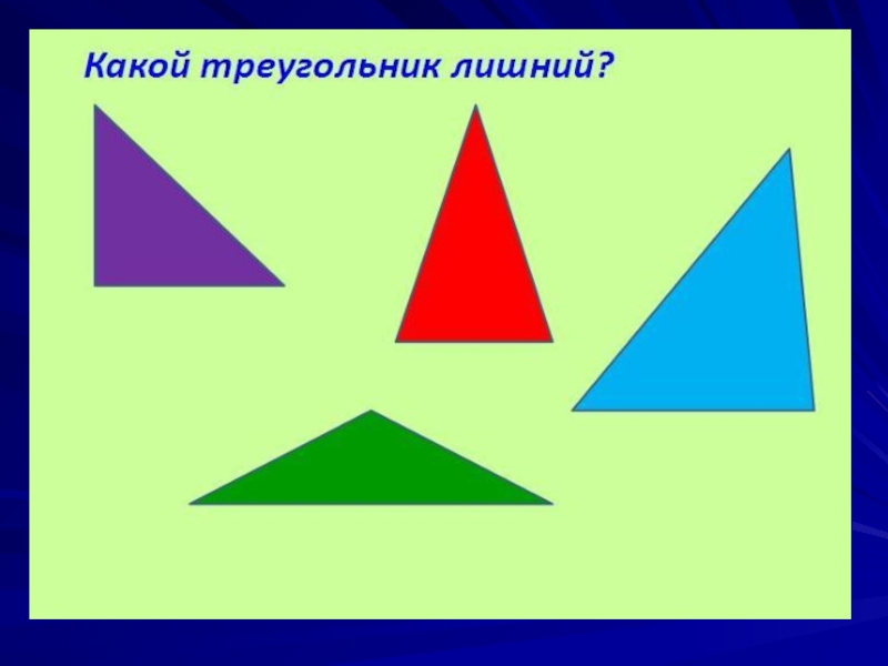 Какие бывают треугольники рисунки