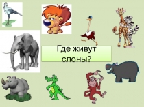 Презентация по окружающему миру Где живут слоны?