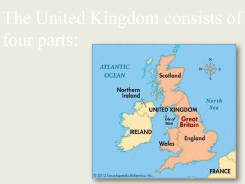 The uk consists of parts