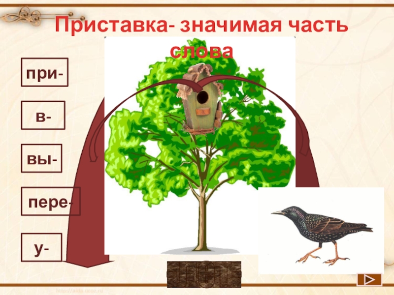 Приставка презентация 3 класс