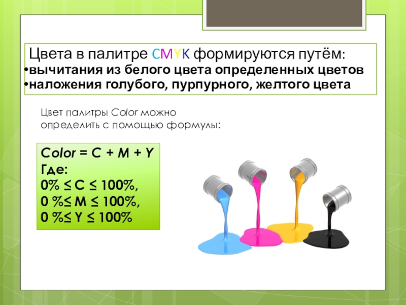 Глубина цвета палитра. Палитра CMYK формируется. Определение цвета онлайн. В системе цветопередачи CMYK цвет формируется путем наложения. Смик определить цвет.