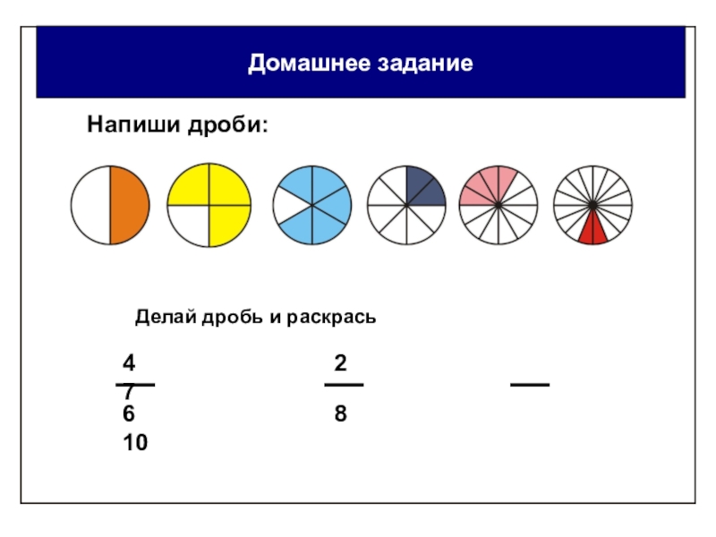 4 класс презентация математика доли