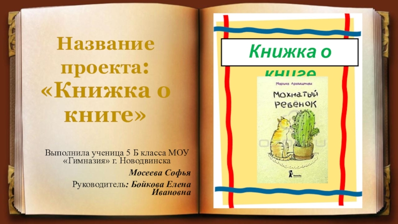 Проект книжка