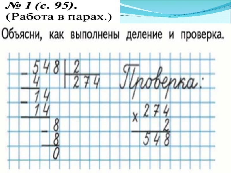 Технологическая карта проверка деления умножением 3 класс