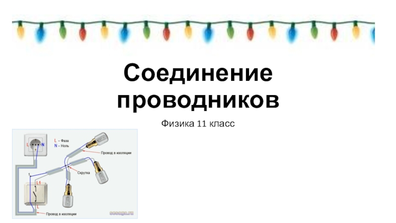 Презентация Презентация по физике на тему Соединение проводников 11 класс учебник В.А. Касьянов