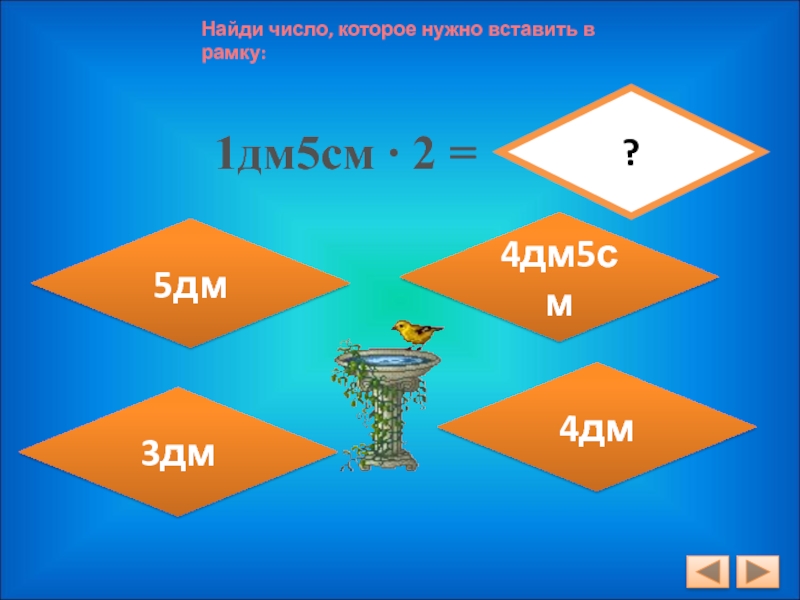 3 дм 5 см