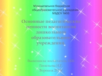 Презентация: Воспитатель кто он?