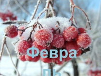 Презентация - визуализация стихотворения С.Козлова Февраль