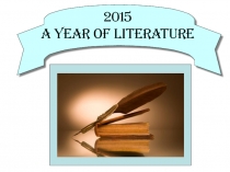 Презентация на английском языке 2015-год литературы