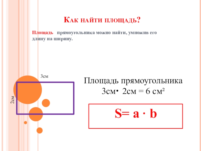 Длина ширина площадь