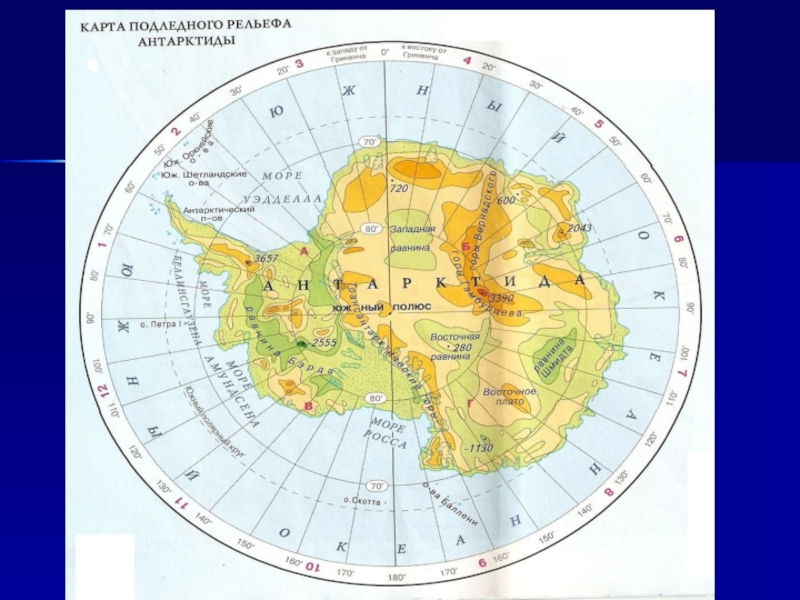 План характеристики материка антарктида география 7 класс
