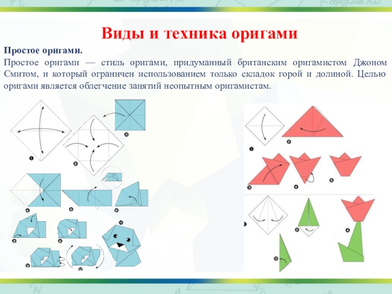 Оригами и геометрия проект