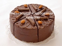 Презентация по товароведению Виды тортов
