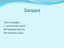 Презентация по литературному чтению на тему В. Даль Девочка снегурочка