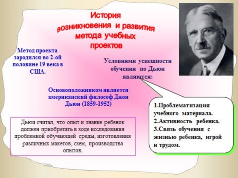 Кто был основоположником метода проектов в обучении