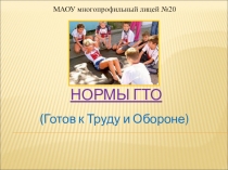 Презентация по физической культуре Нормы ГТО