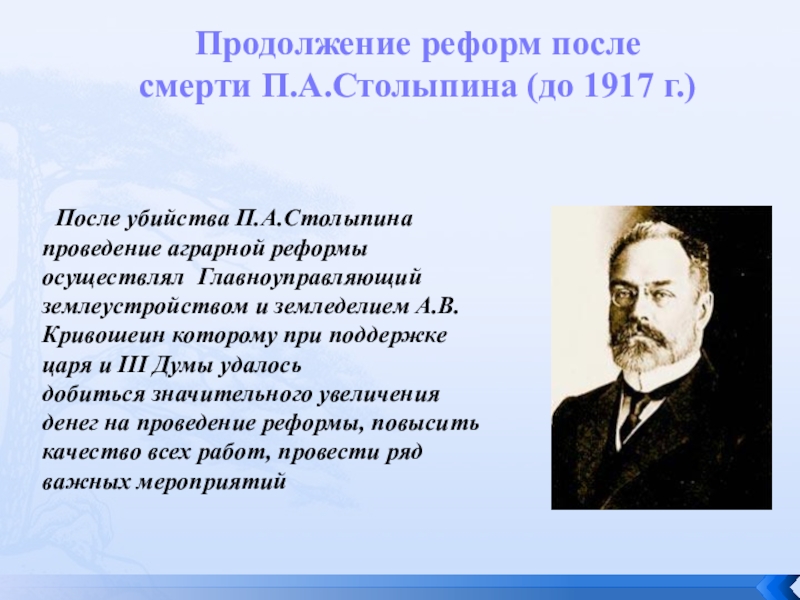 Проекты преобразований предложенные п а столыпиным