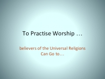 Презентация по английскому языку Религии (10 класс)