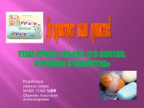 Урок с презентацией по химии на тему Мыло. Состав и химические свойства