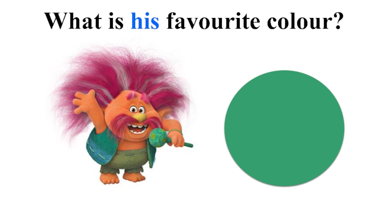 What is his favourite colour?