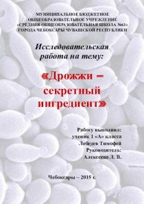 НПК  Дрожжи - секретный ингридиент