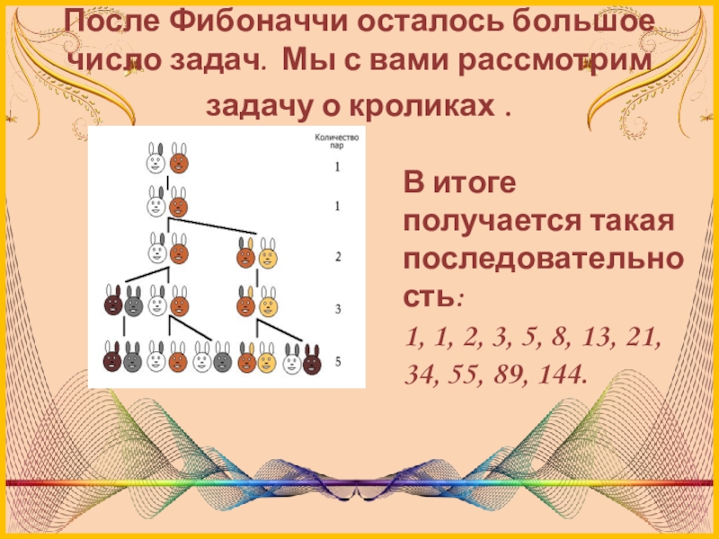 Презентация на тему числа фибоначчи