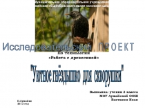 Уютное гнёздышко для скворушки