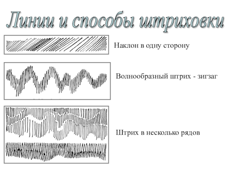 Штриховка 2 класс презентация