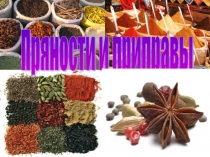 Презентация по товароведению на тему Пряности и приправы