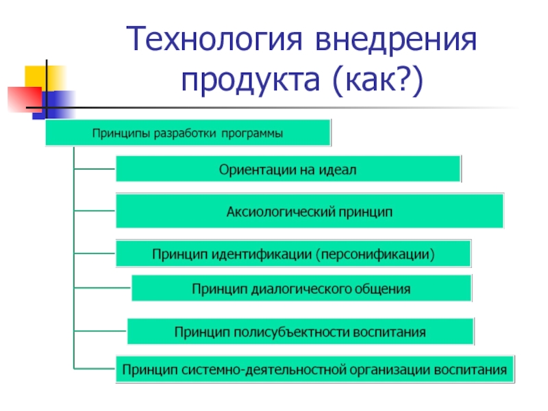 Процесс внедрения технологий. Внедрение технологий. Внедрение продукта. Принципы разработки программ. Модели внедрения технологии.