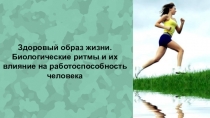Презентация по ОБЖ на темуЗдоровый образ жизни. Биологические ритмы и их влияние на работоспособность человека.