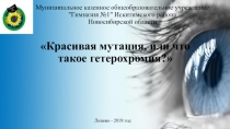 Презентация по биологии  Красивая мутация, или что такое гетерохромия?