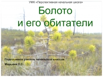 Презентация по окружающему мируБолото и его обитатели