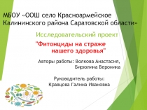 Презентация по биологии Исследовательская работа