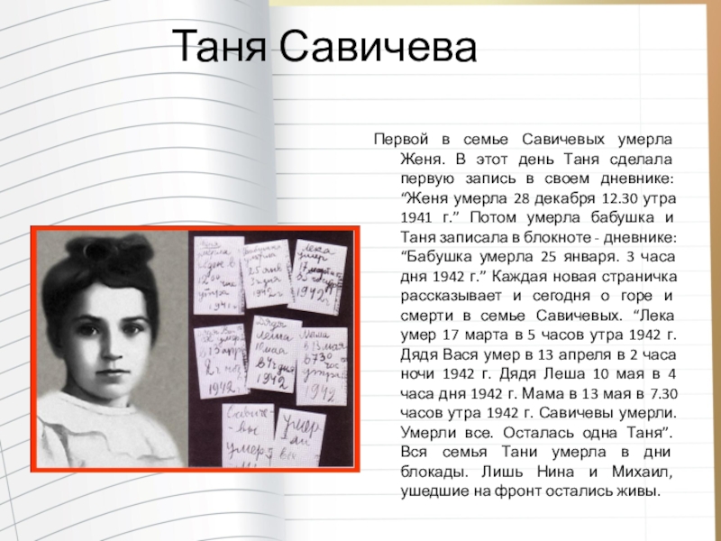 Таня савичева семья. Таня Савичева Женя.