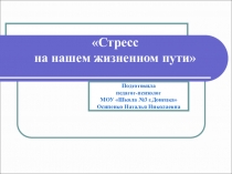 Презентация к внеклассному мероприятию Стресс на нашем жизненном пути