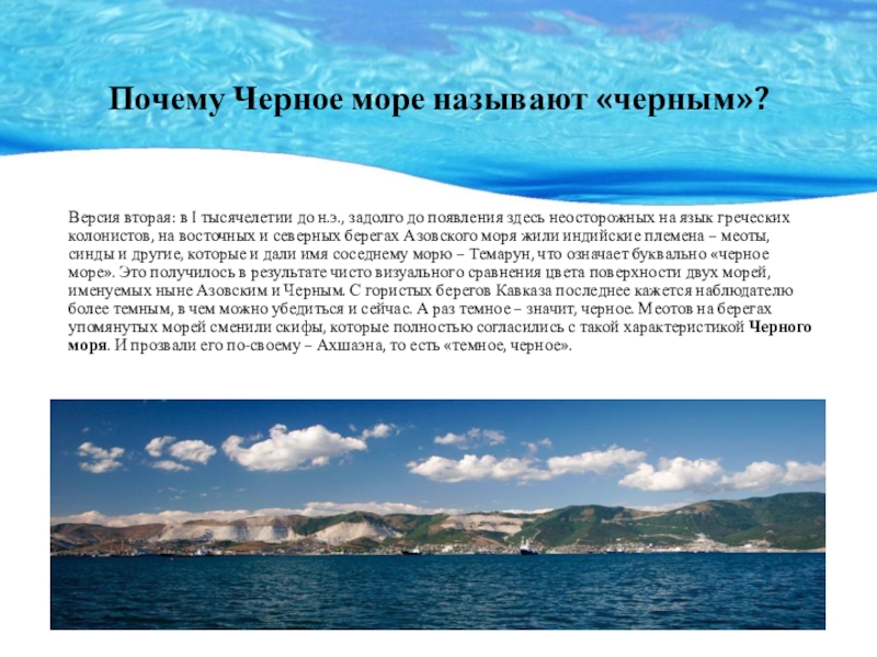 Реферат: Экология Черного моря