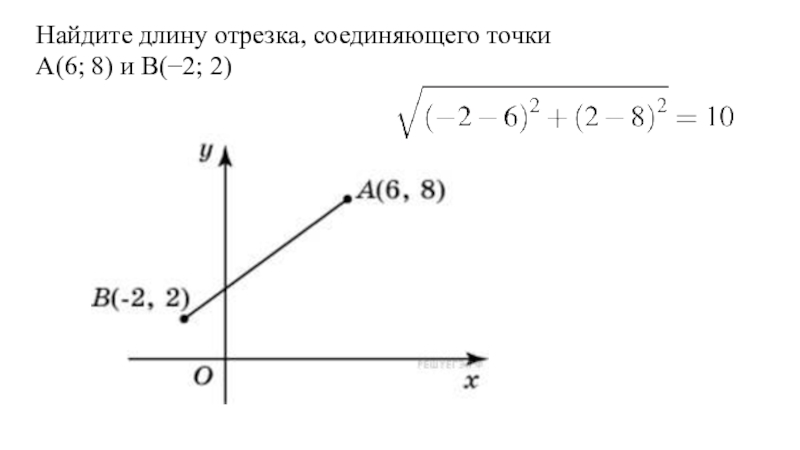 Найдите длину отрезка соединяющего. Найдите длину отрезка соединяющего точки a 6 8 и 2 2. Длина отрезка соединяющего точки. Вычислить длину вектора, соединяющего точки. Найдите длину отрезка соединяющего точки а ( 3 ; 0 -1 ).