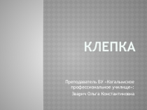 Презентация для автомехаников Клепка