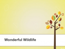 Презентация по английскому языку к УМК Ю.А. Комарова 6 класс, Раздел 5 Wonderful Wildlife