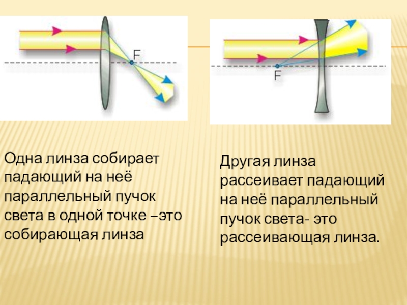 Какая линза собирающая. Пучок света в рассеивающей линзе. Собирающая линза пучок света. Световой пучок. Световой пучок это в физике.