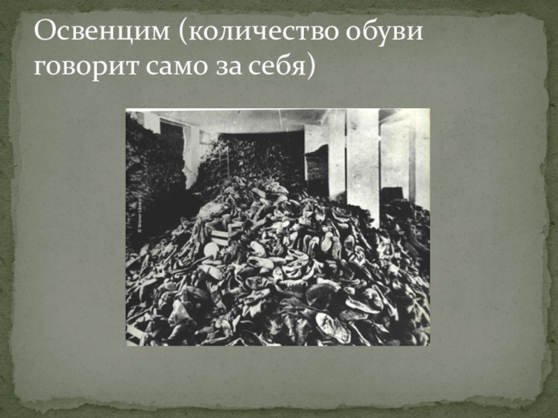 Освенцим (количество обуви говорит само за себя)