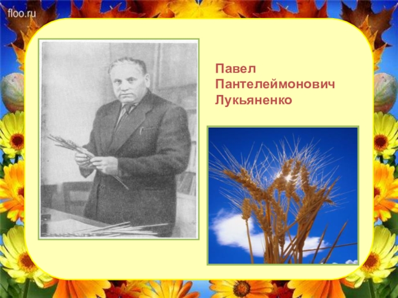 Лукьяненко павел пантелеймонович презентация