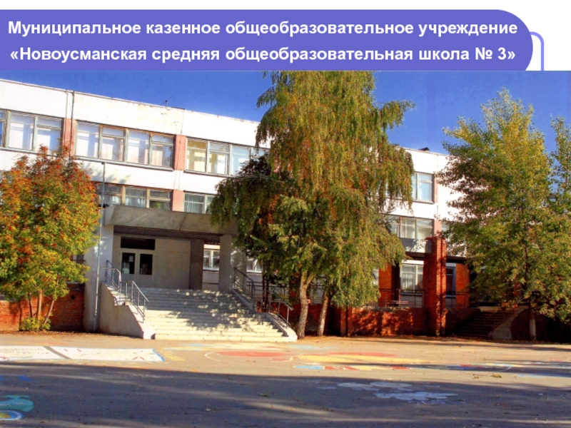 Муниципальное казенное общеобразовательное учреждение «Новоусманская средняя общеобразовательная школа № 3»