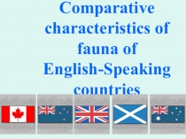 Презентация по английскому языку на теме Сравнительная характеристика фауны Англо-говорящих стран