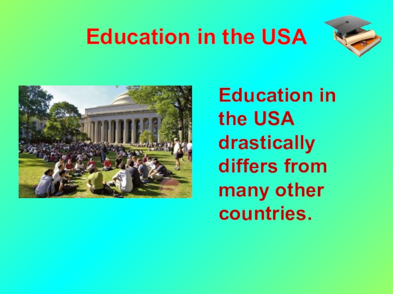 Higher education in the usa презентация