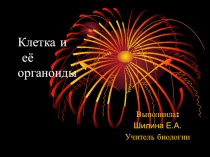 Презентация по биологии на тему Клетка
