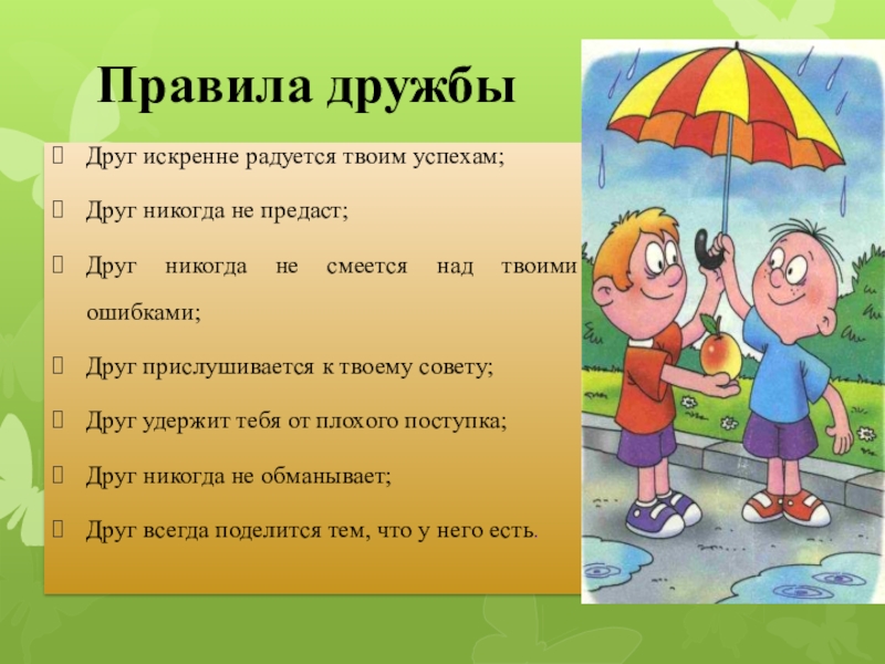 Презентация на тему дружба 6 класс обществознание