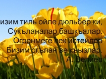 Презентация по крымскотатарскому языку на тему Дудакълы созукъ сеслер.