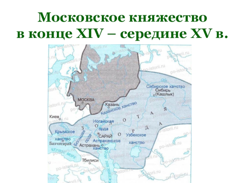 Московское княжество в конце xiv середине xv в презентация